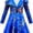 Dark Blue, variant on Guvpev G'irls Princess Costume Dress, Red Princess Movie Cosplay Outfit for K'ids 2-12 Years, Halloween Role Play & Birthday Party Fancy Dress Up