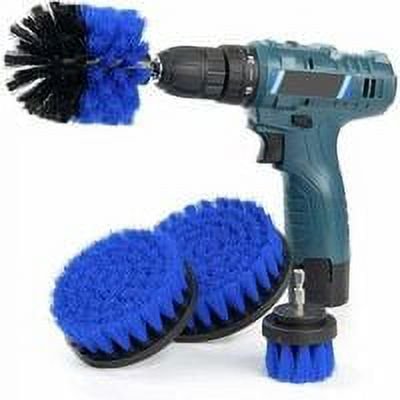 4pcs Drill Brush Electric Drill Scrub Brushes Car Carpet Cleaning Rotary Brush Drill Brush Tool Cleaning Kit for Bathroom Surfaces Floor Ba