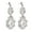 White, variant on Eosunjian 1 Pair Women Earrings Hollow Out Rhinestone Decor Lightweight Hanging Earrings Long Dangle Earrings Prom Party Dating Ear Jewelry White