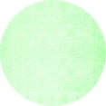 thumbnail image 1 of Ahgly Company Indoor Round Solid Green Modern Area Rugs, 6' Round, 1 of 1