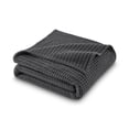thumbnail image 2 of Mainstays Cotton Waffle Bed Blanket, Grey Stone, King, 2 of 5