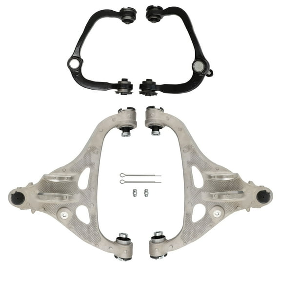 maXpeedingrods Front Upper Lower Control Arm w/Ball Joint for Ford F-150 2004 2005-2008 Mark LT 2006-2008 4pcs Aluminum Steel