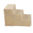 thumbnail image 3 of SalonMore 3 Steps Pet Stairs Cat Step Ladder Dog Climb Ramp Plastic Beige, 3 of 9