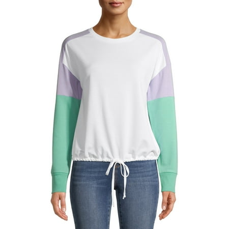 No Boundaries Juniors' Colorblock Pullover