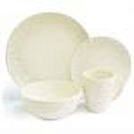 American Atelier Bianca Cream 16-Piece Dinnerware Set