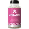 VIBRANCE Hair Growth Vitamins - Grow Strong Hair Faster, Improve Thickness, Stimulate Length, Fight Thinning Hair - Biotin & OptiMSM - For All Hair Types - 60 Vegetarian Soft Capsules