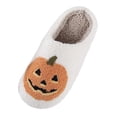 thumbnail image 4 of Zapatos de casa Zapatillas de Halloween de Calabaza Zapatillas de Invierno cálidas de Felpa Corta Zapatillas de Interior para Mujeres, Hombres, Hotel, 39 a 40 Salvador Zapatillas de Halloween, 4 of 10