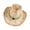 Khaki 7, variant on Paper Straw Wide Brimmed Hat Openwork Braided Design Sun Protections Outdoor Panama Hat For Women Men