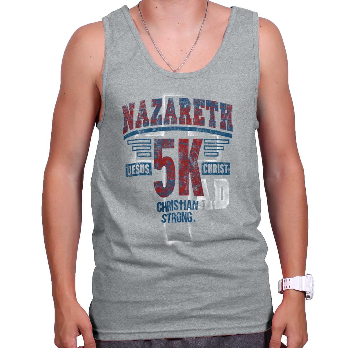 Nazareth 5K Jesus Christ Athletic Christian Tank Top