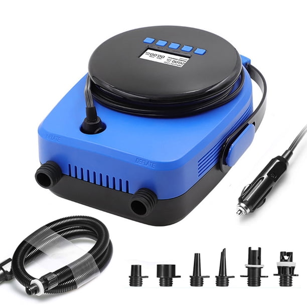 Bomba Aire Bomba de aire eléctrica de doble etapa 20PSI para bote SUP inflable Nueva versión Firmwar Tomshoo Bomba Aire