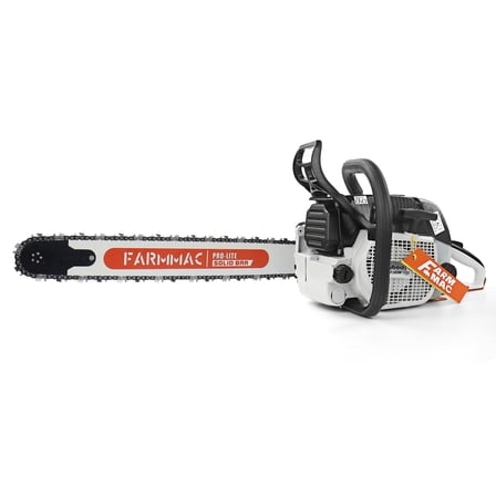 FARMMAC F380W Gas Chainsaw with 28 Inch Advance Bar, 72cc 2-Cycle Gasoline Power Chain Saws, 3.6KW 4.8HP for Professional Logging Work, Power Chain Saw All Parts Compatible with MS381 MS380 038