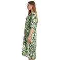 thumbnail image 2 of Just Love Short Sleeve Nightgown 4360-CC-23 (Tossed Pandas Aqua, One Size), 2 of 3