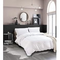 thumbnail image 2 of 1500 Collection 3pc Duvet Covert , King/California King - White, 2 of 5
