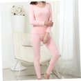 thumbnail image 4 of unbranded 2Ud Interior Termica Mujer En Rosa Conjunto De Manga Larga Y Pantalón, 4 of 8
