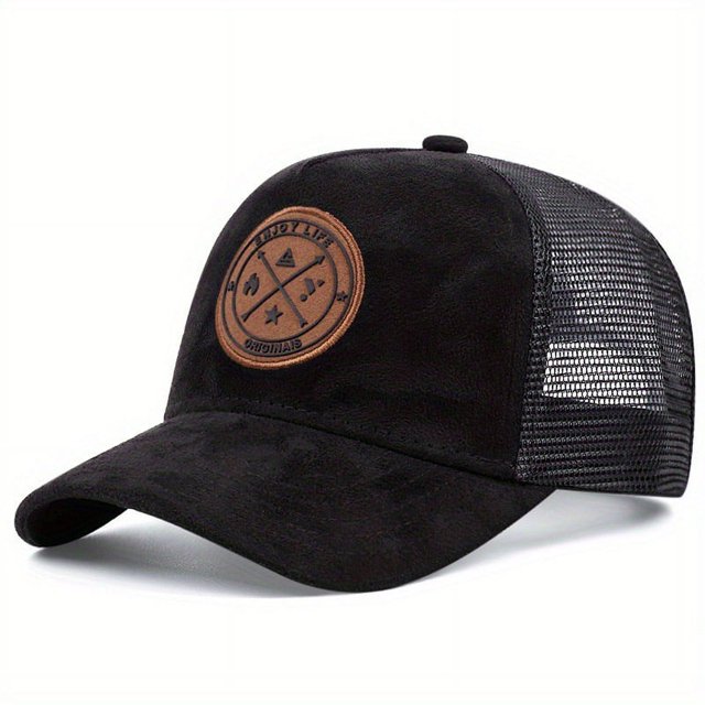 Gorra de béisbol con parche de letras para hombre y mujer, gorro Unisex de camionero, ENJOY LIFE, gran oferta