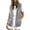 Gray-Tops, variant on Inverlee Zip Up Sleeveless Hooded Sweat Vests Drawcord Hem Side Pocket Outerwear Spring Summer Lightweight Layered Fashion Jackets Red XXL