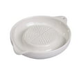 thumbnail image 2 of Advanced Ceramic Grater Plate White 4 Inch, for Garlic Onion Cheese, Garlic Press, By Kingtowag, 2 of 7