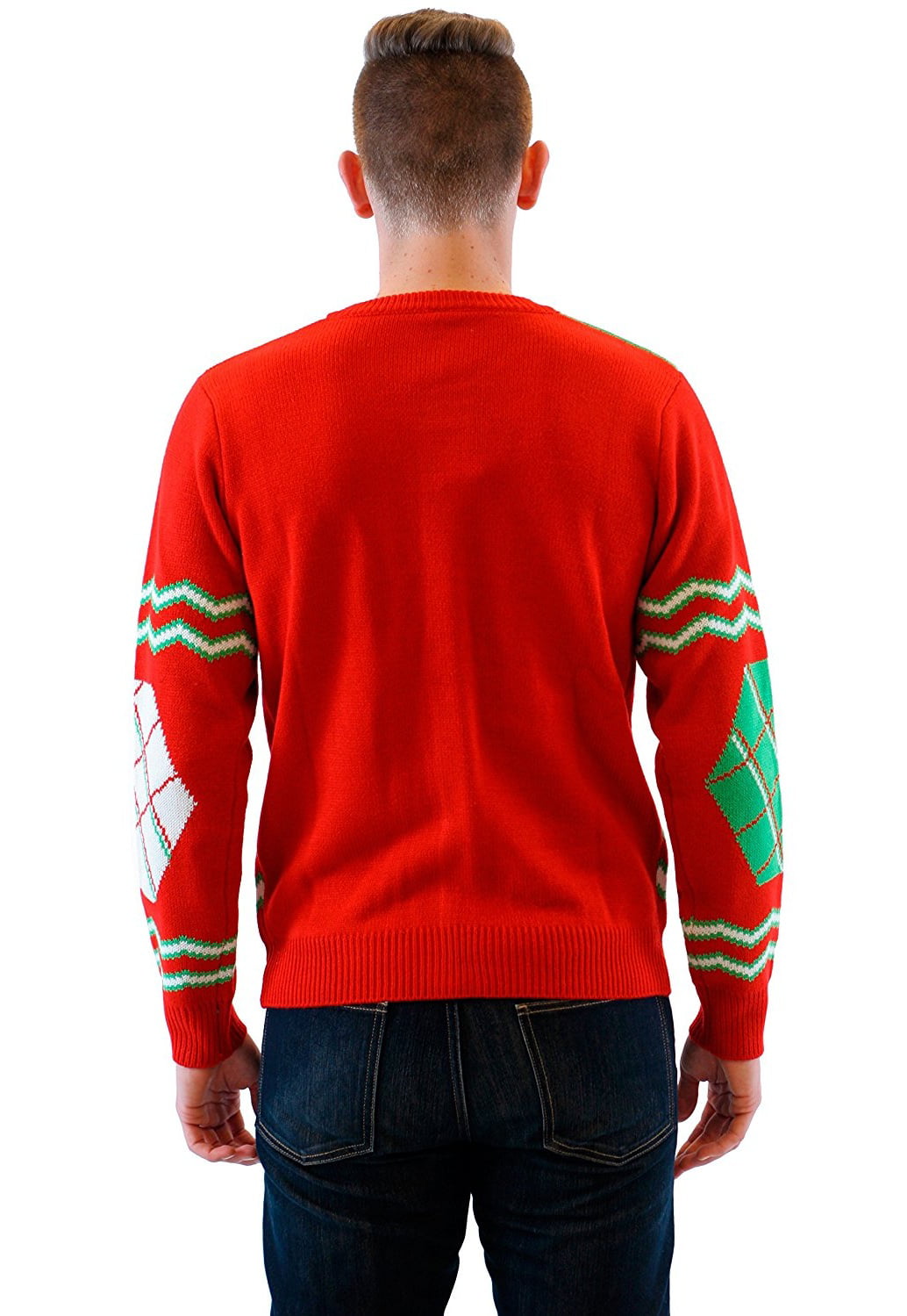 Ottawa Senators Candy Cane Ugly Sweater - Red