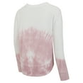 thumbnail image 3 of Women's Concepts Sport Pink/White Pittsburgh Penguins Orchard Tie-Dye Long Sleeve Top, 3 of 3