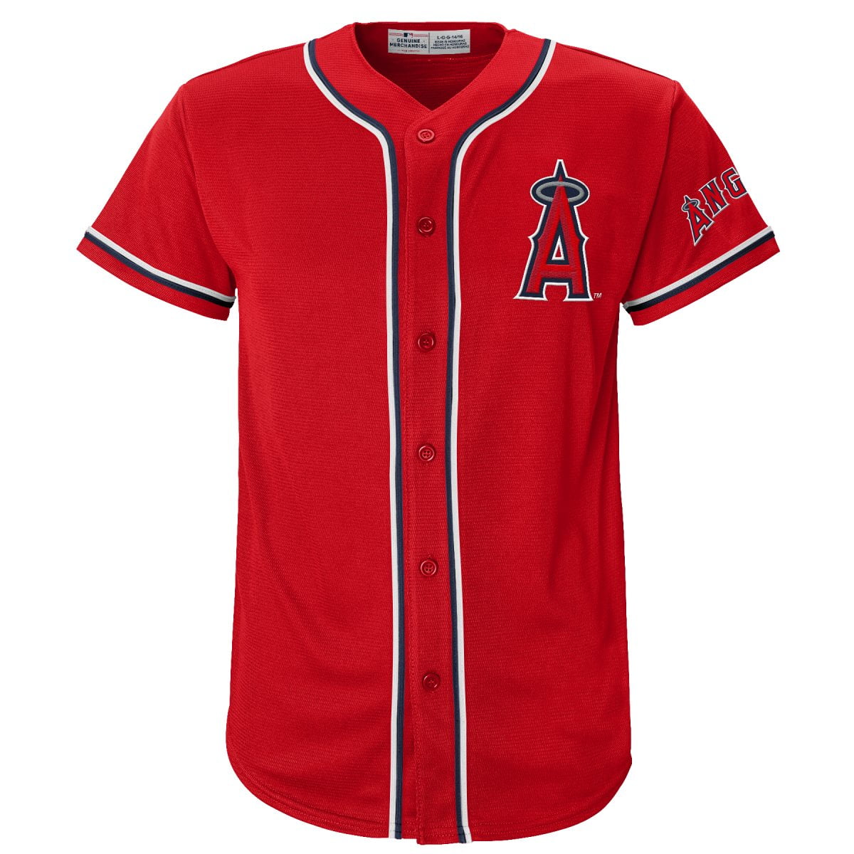MLB Los Angeles Angels Youth Primary Color Synthetic Jersey
