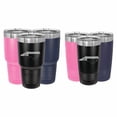thumbnail image 2 of PrecisionNC North Carolina State Pride Engraved Stainless Steel Travel Mug Tumbler with Lid 20 ounce Black, 2 of 2