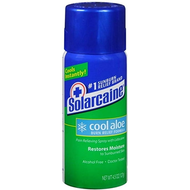 Solarcaine Aloe Extra Burn Relief Spray 4.5 oz