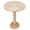 White Antique, variant on Hand-Carved Solid Wood End Table, 18” x 22”, Modern Accent Side Table for Living Room, Bedroom & Office, White Wash