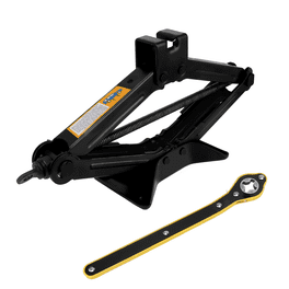 2 Ton Scissor Jack For Car - Heavy Duty Tire Jack Kit With Ratchet Handle For SUV & Sedan