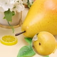 thumbnail image 3 of 21cm Big Fake Pear Artificial Decoration Fruit Home Party Christmas Dispaly Food Toy - Yellow, 3 of 3