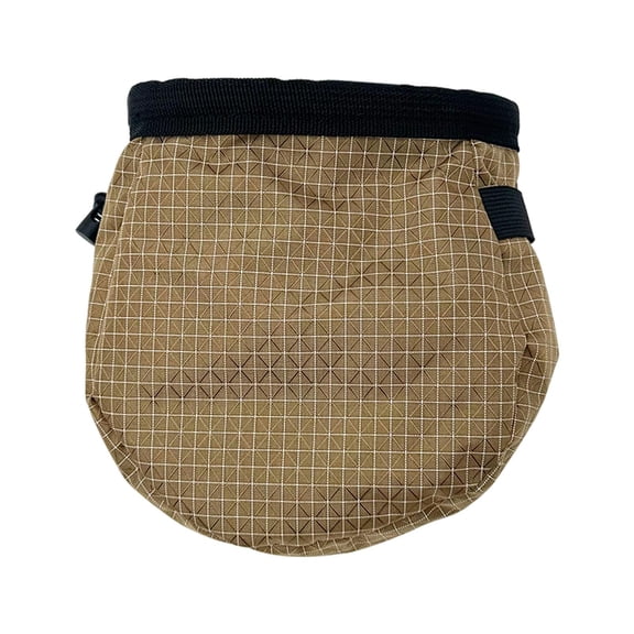 DimyFew Chalk Bag Climbing Accessories for Men Women Practical Adjustable Waist Belt Brown