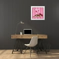 thumbnail image 3 of Cazenave, Maryline 12x12 White Modern Wood Framed Museum Art Print Titled - Chaton et cocktail, 3 of 4