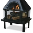 thumbnail image 2 of Endless Summer Black Wood Burning Outdoor Firehouse, 2 of 7