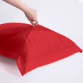 thumbnail image 6 of 2 Pack Standard Brushed Microfiber Pillow Shams with 2" Flange, Super Soft and Cozy, Wrinkle, Fade, Stain Resistant Sham, Red, 20x26 inches, 6 of 8