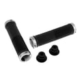 thumbnail image 3 of Empuñaduras de manillar antideslizantes Manillares antideslizantes con anillo de aleación de aluminio bloqueable Plateado Cola Puños de manillar de bicicleta, 3 of 7