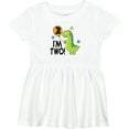 thumbnail image 3 of Inktastic 2nd Birthday Dinosaur 2 Year Old Boy Girls Baby Dress, 3 of 5