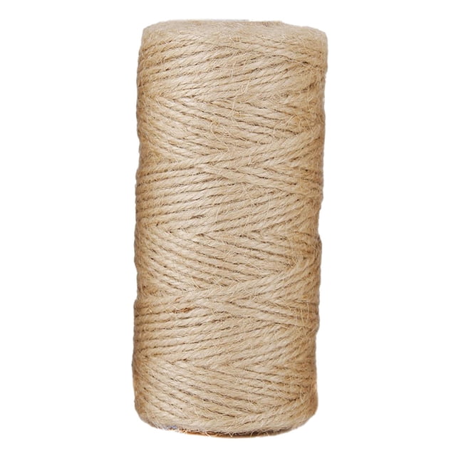 segolike 200M Twine String 2mm Brown DIY Projects Jute Cord for Wedding Plants Crafts