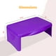 thumbnail image 3 of Mesa plegable plegable morada con compartimento de almacenamiento, 3 of 8