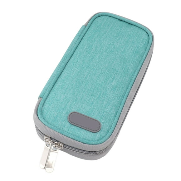 Insulin Cooler Case With 2 Ice Packs, Portable Diabetic Travel Bag For Insulin Pen And Supplies Oxford Cloth, Compact Size