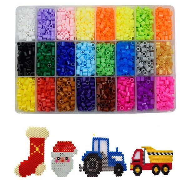 Fuse Beads Kit 9,600pcs 48 Colors Melty Beads Fusion Beads 5mm Melting  Beads for Art Crafts