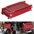 thumbnail image 4 of Oil Cooler, Oil Cooling Radiator Universal Reliable Performance Quickly Dissipate Heat  for Motorcycle for Dirt Bike ATV, 4 of 8