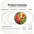 thumbnail image 7 of Guodhu Acrylic Puzzle Sun Catcher Deer Shape 3D Crystal Puzzle Window Hanging 100 Pieces 8x10 Inch Clear Acrylic Puzzle Rainbow Maker for Home Office(multicolour P), 7 of 7