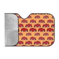 thumbnail image 2 of Kdxio Red Cars Print Windshield Sun Shade, Foldable Sun Blocker for Car,Truck,SUV Automotive Interior Sun Protection,Reflective Shade for Front Windshield(Small), 2 of 7
