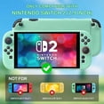 thumbnail image 2 of SIXGOLDHUA Switch 2 Case for Nintendo Switch 2 (2025), Dockable Hard Shell Cover PC Protective Case with Screen Protector - Green, 2 of 7