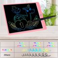 thumbnail image 4 of Tableta de escritura LCD almohadilla de dibujo de 10 pulgadas, pantalla colorida para niños y juguetes educativos de aprendizaje para niños y niñas de Rosado Soledad Tableta de escritura LCD portátil, 4 of 9