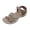 Khaki, variant on Women's Orthopedic Platform Walking Sandals with Arch Support Comfortable Athletic Orthotic Memory Foam Non Slip Nursing Work Summer Shoes Khaki Size 8