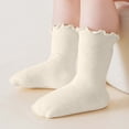 thumbnail image 5 of RFQWOVSR Baby Cotton Ruffle Crew Socks in Solid Colors, 5 of 6