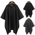 thumbnail image 1 of Imperméable à l'Eau de Pluie Poncho Imperméable Léger Réutilisable à Capuche avec Oeilletspour les Activités de Plein Air Randonnée, 1 of 9