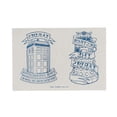 thumbnail image 1 of Lámina de tatuaje temporal Doctor Who Steampunk TARDIS, 1 of 4