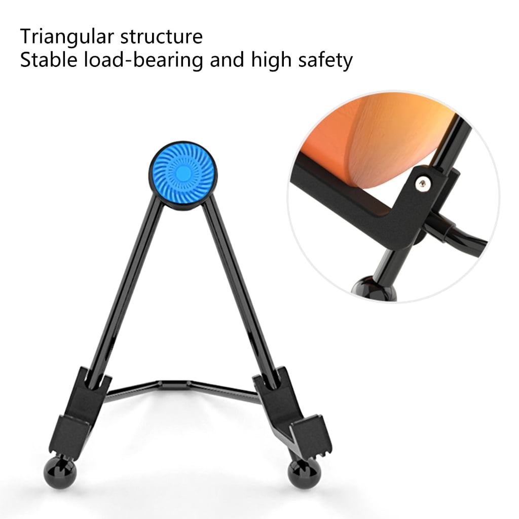 Vertical Guitar Stand Foldable and Adjustable Instrument Portable Guitar Stand for Acoustic Electric Bass