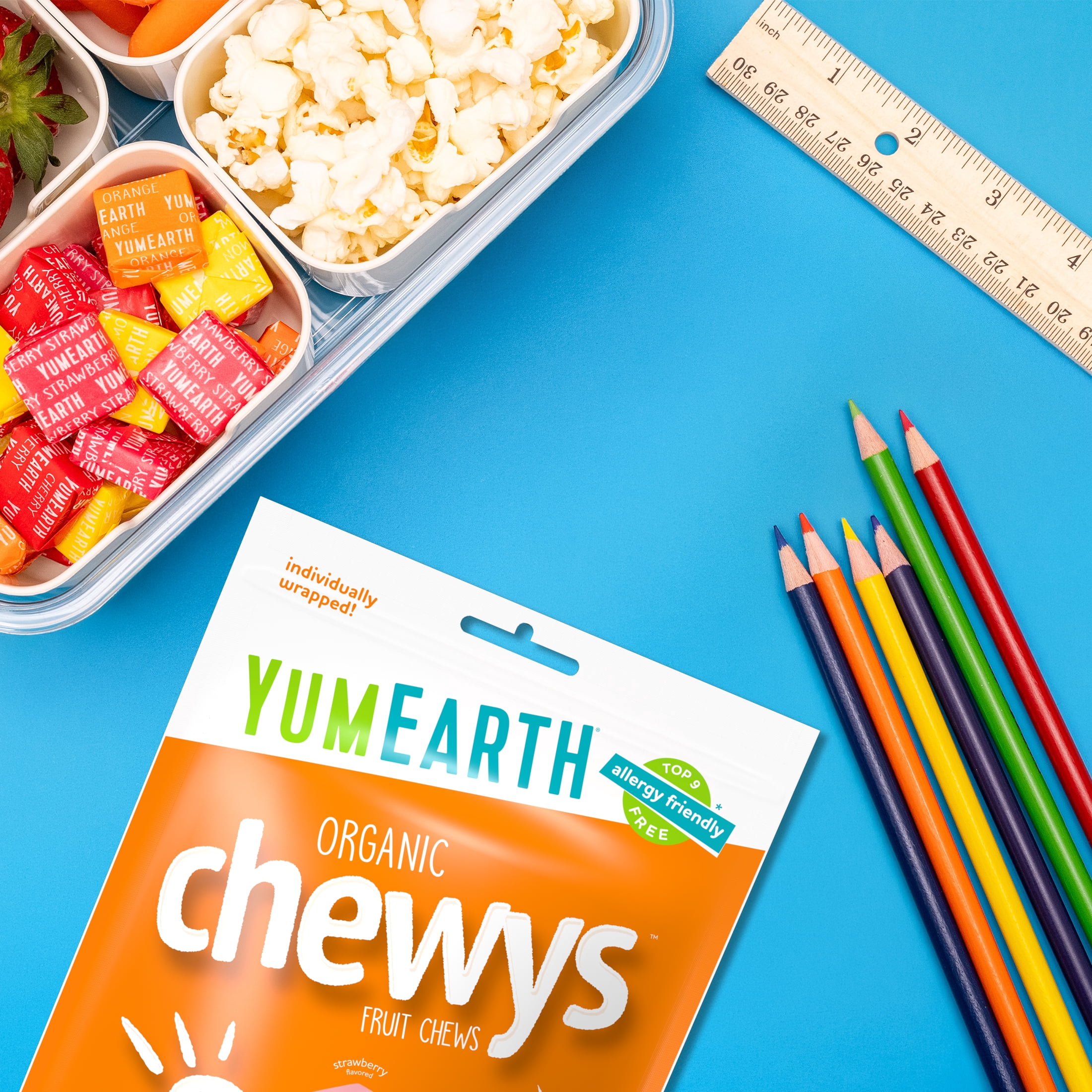 【yume】 YumEarth, Organic Chewys Assorted Fruit Flavors, 5oz Bag - Walmart.com